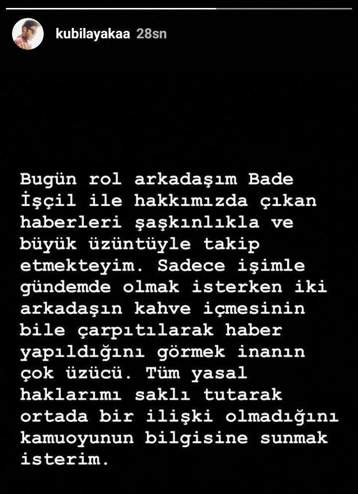 Kubilay Aka'dan Bade İşçil'le aşk yaşadığı iddiasına yanıt!