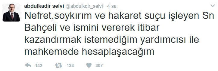 MHP Genel Başkan Yardımcısı Hürriyet yazarını hedef aldı!