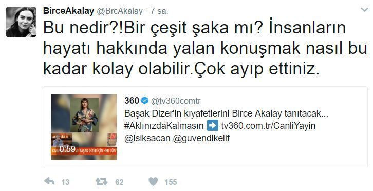 Kıvanç Tatlıtuğ iddiası Birce Akalay'ı çıldırttı! - Resim : 2