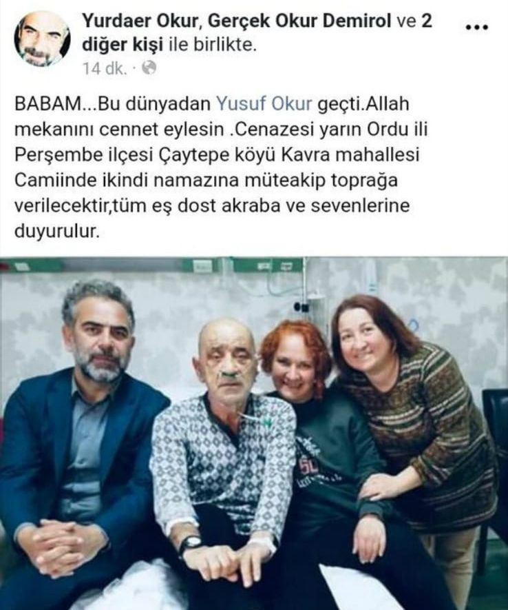 Yurdaer Okur'un acı kaybı