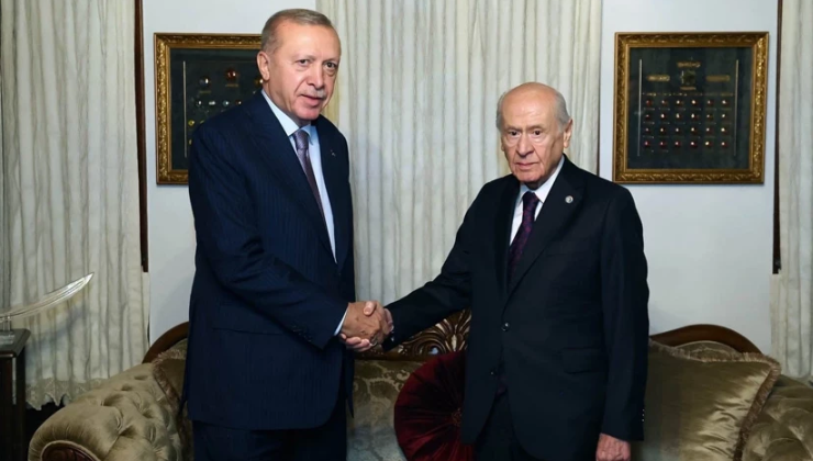 Ankara'da kritik zirve! Cumhurbaşkanı Erdoğan, Bahçeli'yi ziyaret etti - Resim : 4