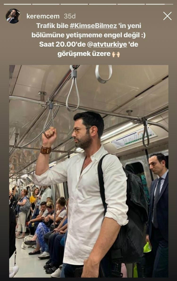 Keremcem'in imdadına metro yetişti!