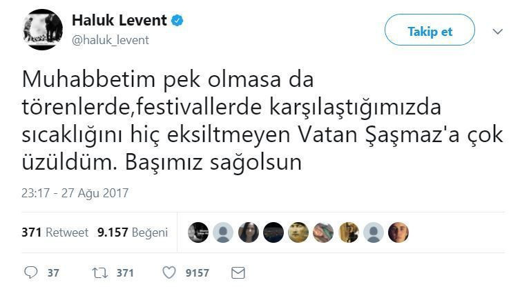 Vatan Şaşmaz’ın ölümü ünlüleri yasa boğdu! - Resim : 4