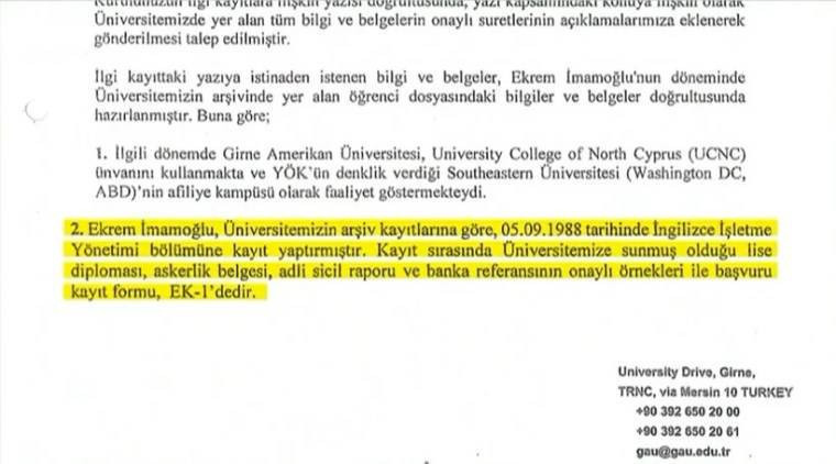 Ekrem İmamoğlu'nun diplomasıyla ilgili belge yayınladılar: Bir kişi için değil başvuran 51 kişi için bu karar verildi - Resim : 3