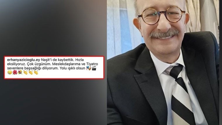 Adile Naşit'in yeğeni oyuncu Necip Naşit Özcan hayatını kaybetti