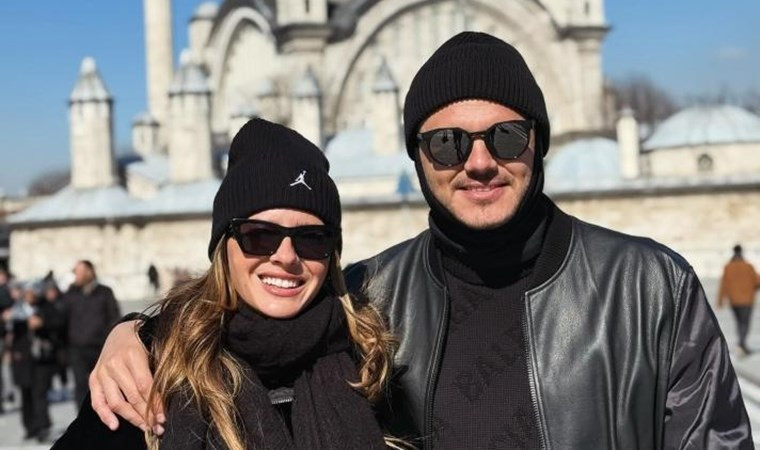 Mauro Icardi'den maskeli İstanbul turu!