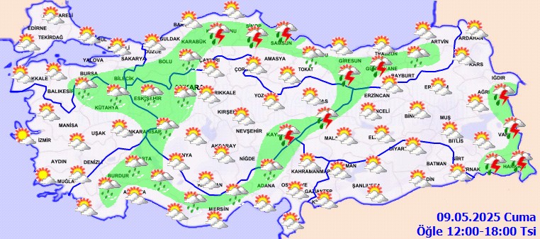 Hafta sonu plan yapanlar dikkat! Meteoroloji uyardı: Sıcaklıklar 10 dereceye kadar düşüyor, 5 bölgede sağanak bekleniyor