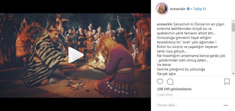 Genç şarkıcıya ilginç evlilik teklifi!