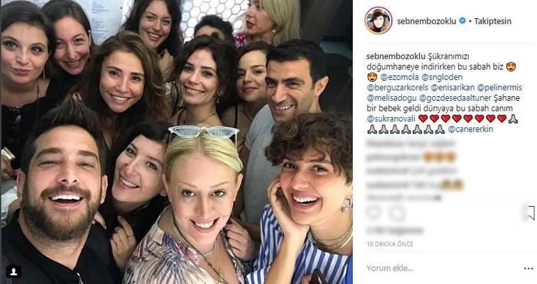 Şükran Ovalı anne oldu! Dostları böyle uğurladı