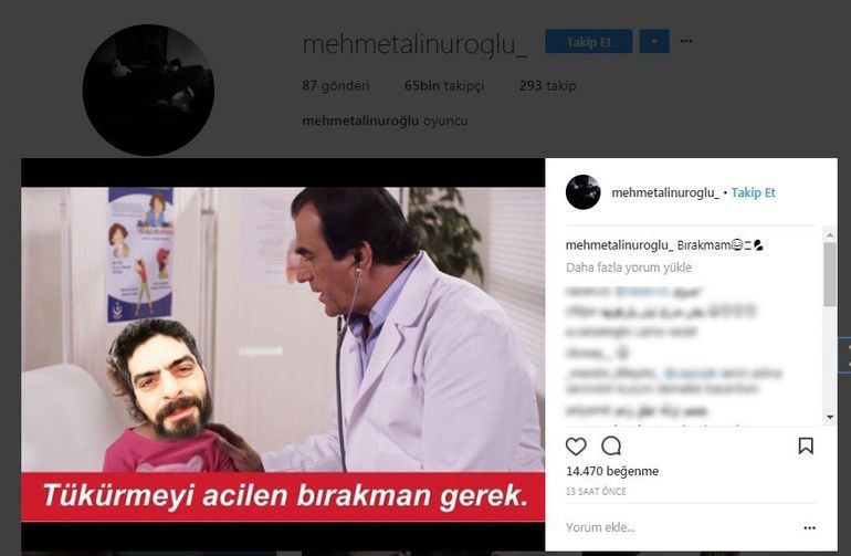 'Tükürmeyi bırak Mehmet Ali!'