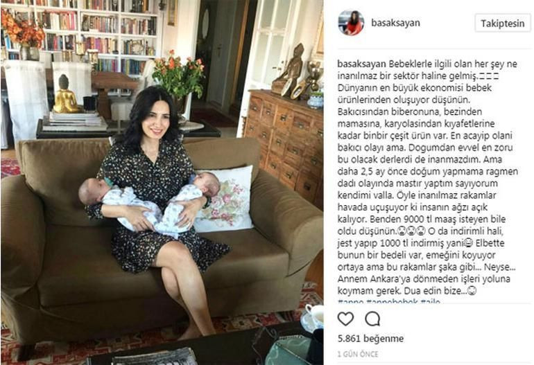 Başak Sayan'ın 'dadı' isyanı