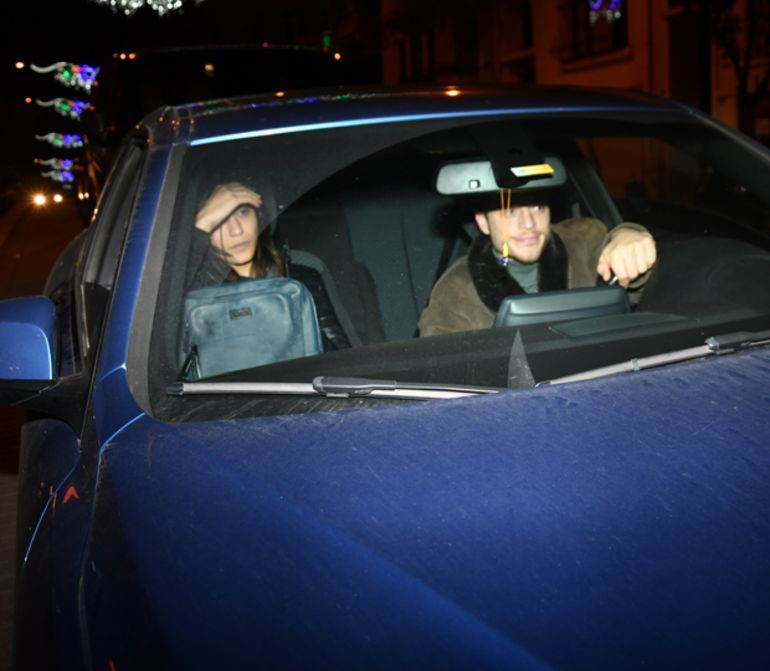 Ünlü çiftin olaylı gecesi!