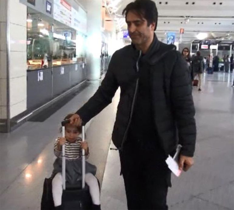 Mahsun Kırmızıgül kızı Lavin’i böyle eğlendirdi