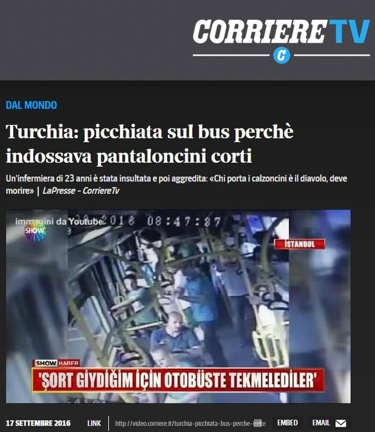 Dünya basını Türkiye'de kadına atılan o tekmeyi konuşuyor!