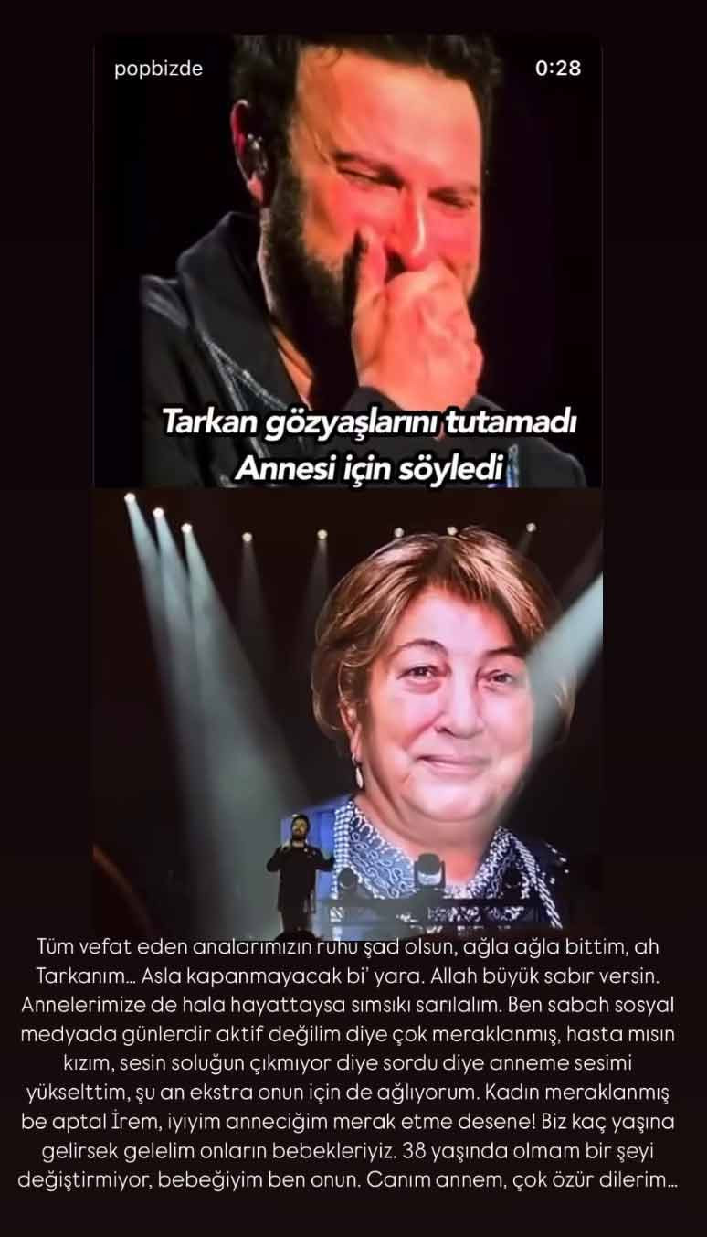 İrem Derici annesinden özür diledi