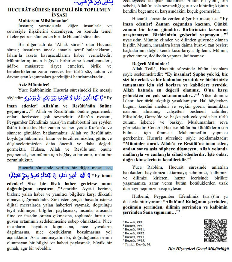 Rasim Ozan Kütahyalı Cuma Hutbesinde! - Resim : 3