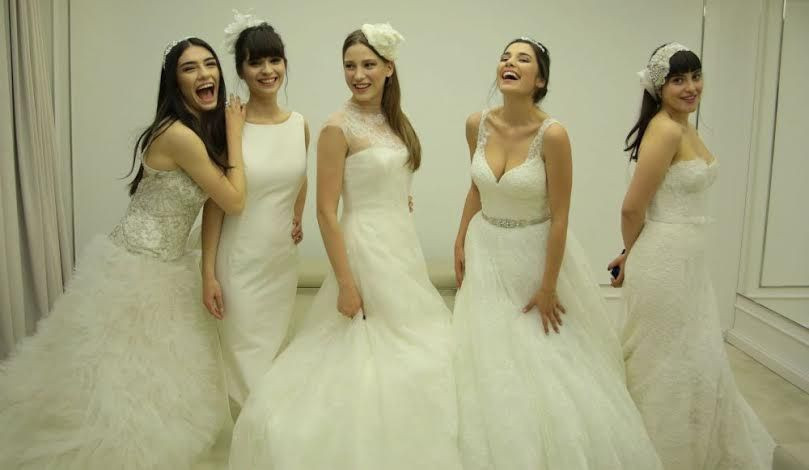 Mira gelinlik provasında - Resim : 2