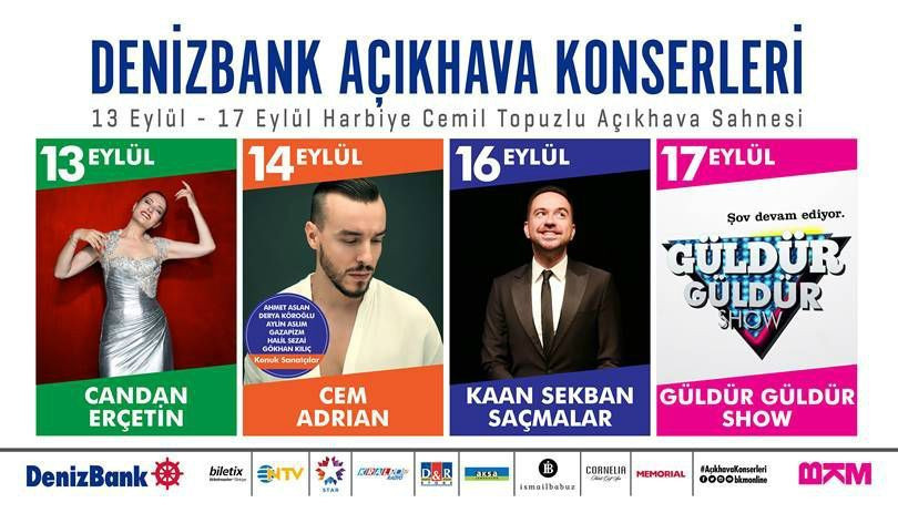 BKM'nin Denizbank Açıkhava Konserleri, yaza veda ediyor!