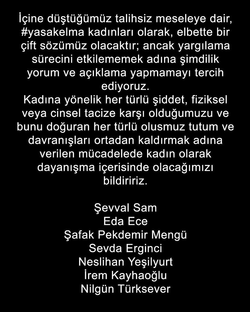 Yasak Elma kadınlarından flaş taciz açıklaması!