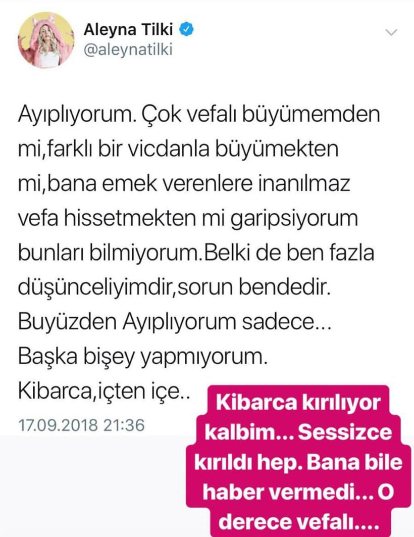 Aleyna Tilki'nin gözyaşları sosyal medyayı salladı!