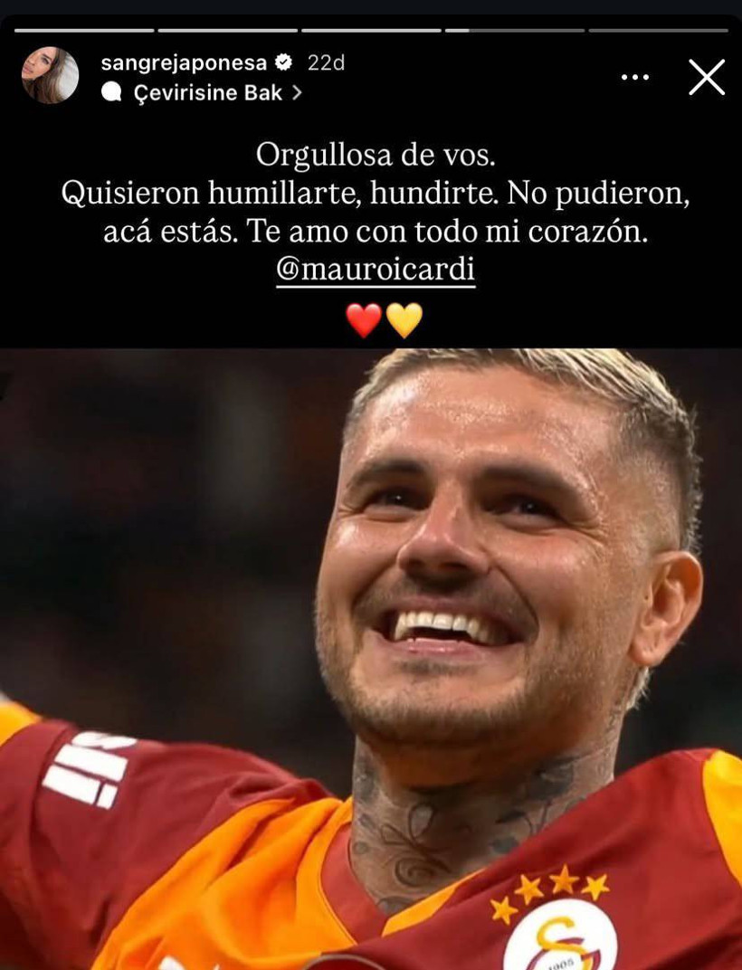 Mauro Icardi gol attı, sevgilisi aşka geldi! O şarkıyla karşıladı