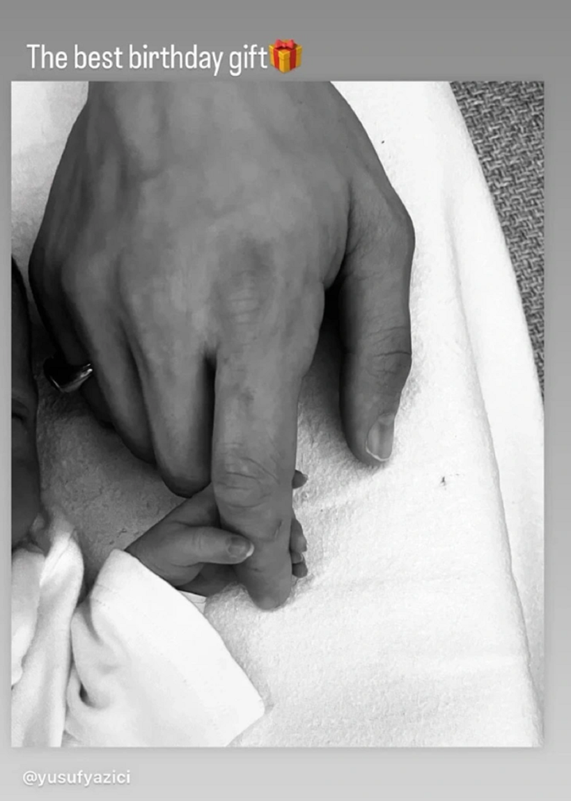 Oyuncu Melisa Aslı Pamuk anne oldu! Babasının doğum gününde dünyaya geldi