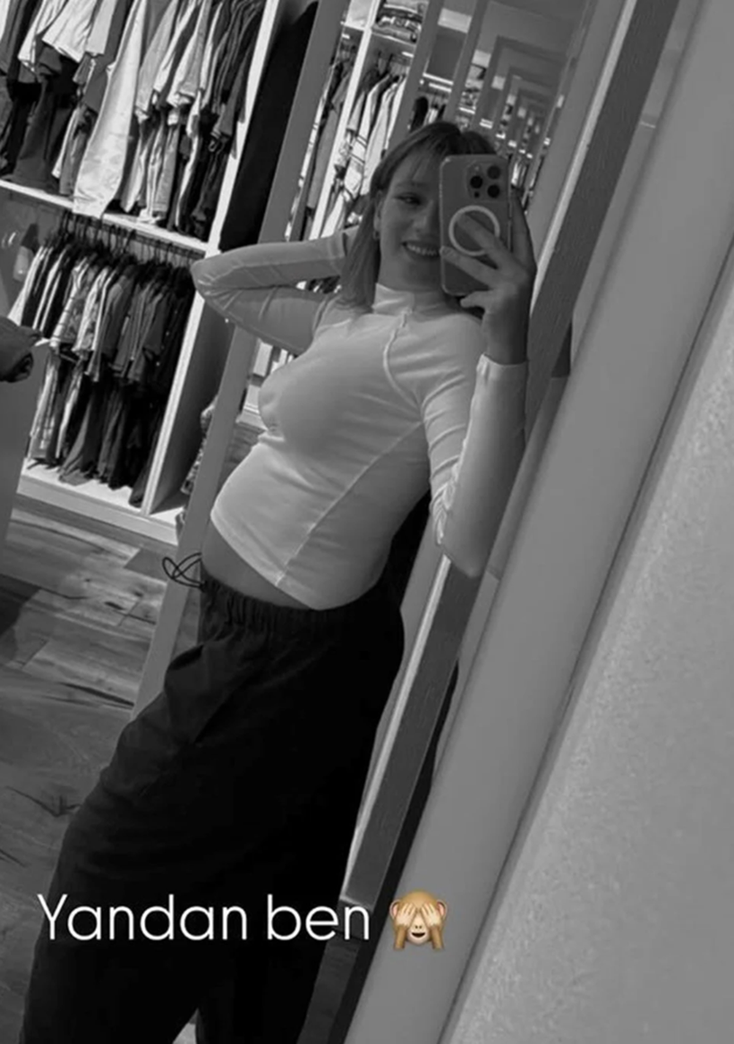 Oyuncu Gizem Karaca anne oluyor! Karnı burnunda ilk pozunu paylaştı