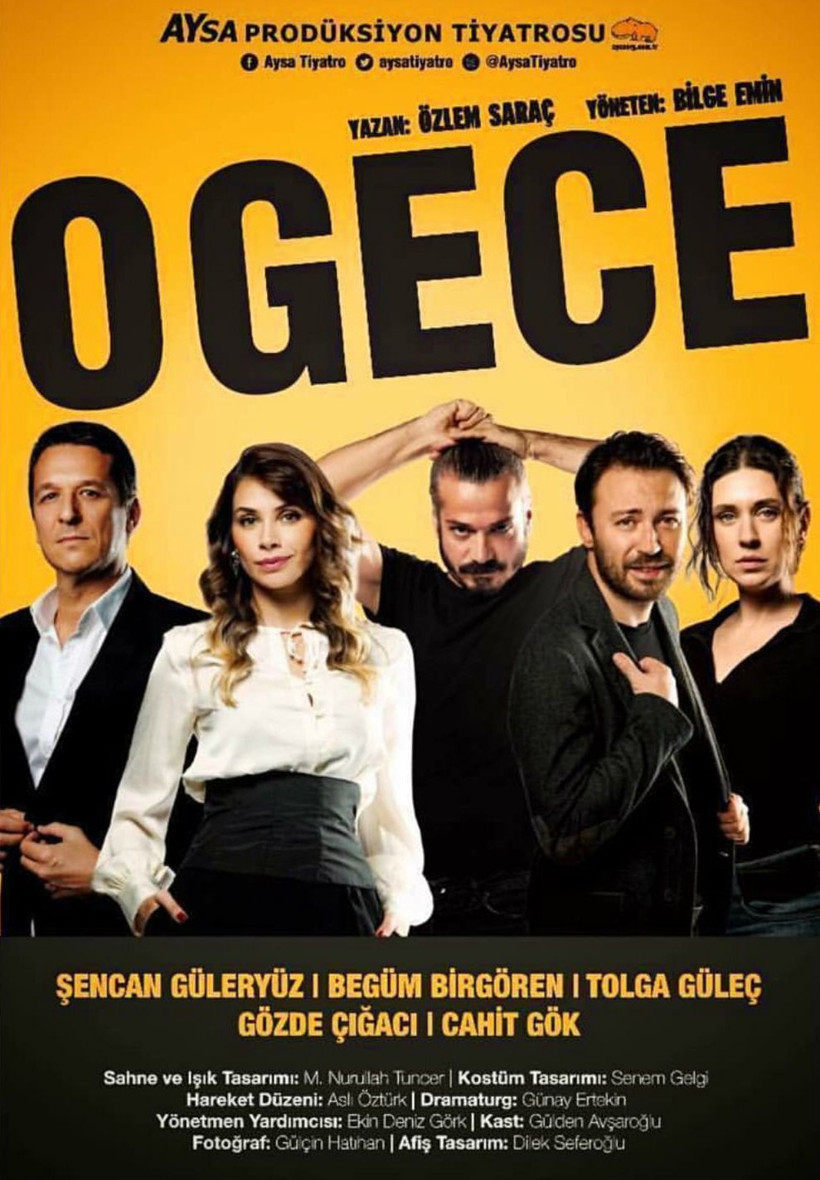 Ünlü isimleri buluşturan 'O Gece' oyununa büyük ilgi!