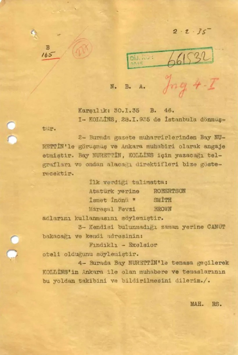 90 yıllık belge! MİT yayımladı: Atatürk'e verilen kod adı ortaya çıktı