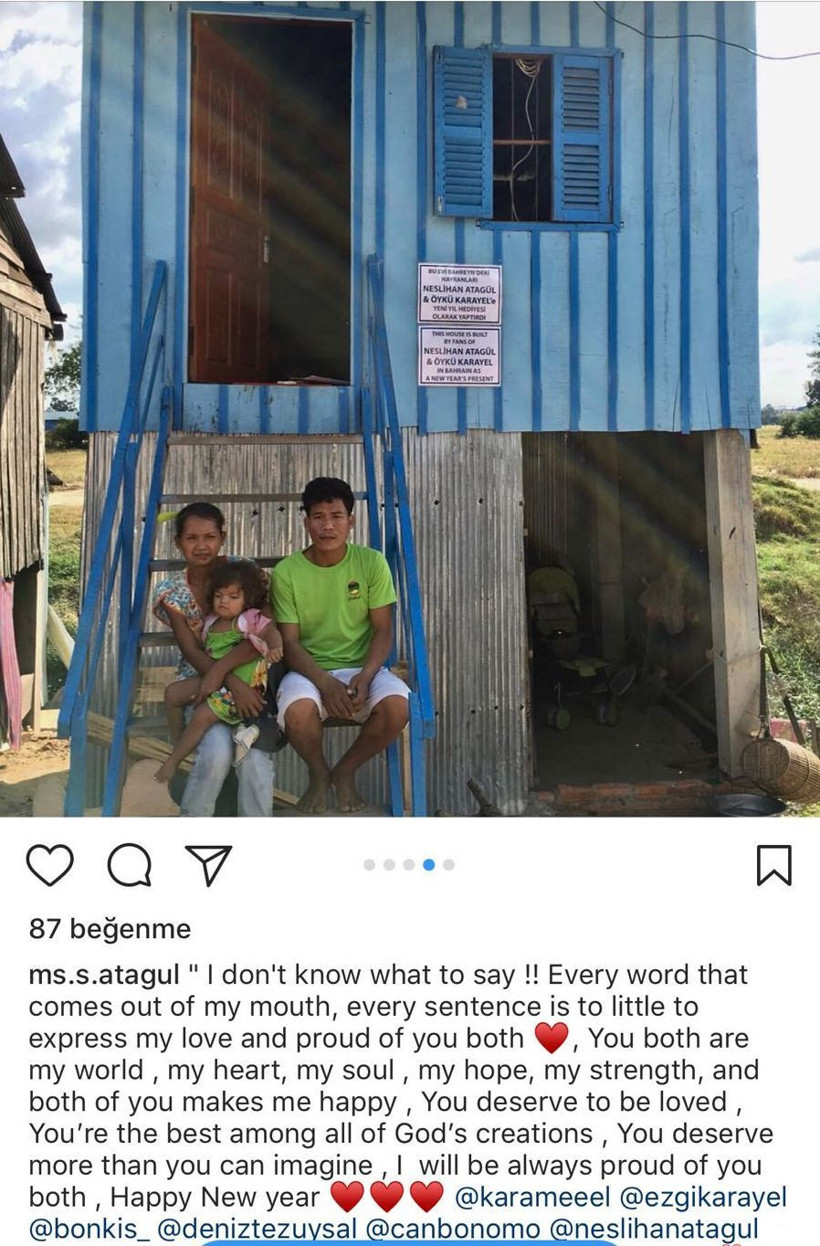 Neslihan Atagül ile Öykü Karayel'e Bahreyn'den çok özel yeni yıl hediyesi!