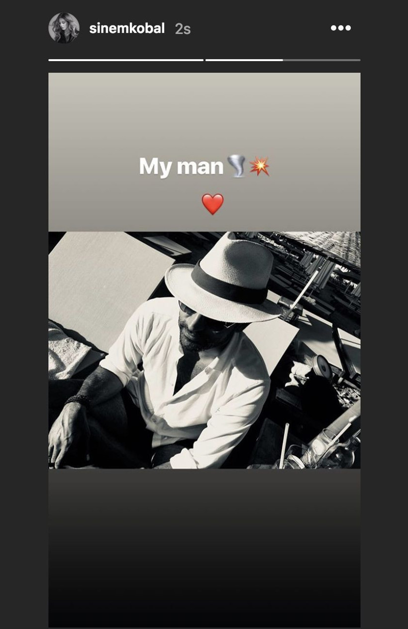 Sinem Kobal'dan aşk paylaşımı! 'Benim erkeğim...'