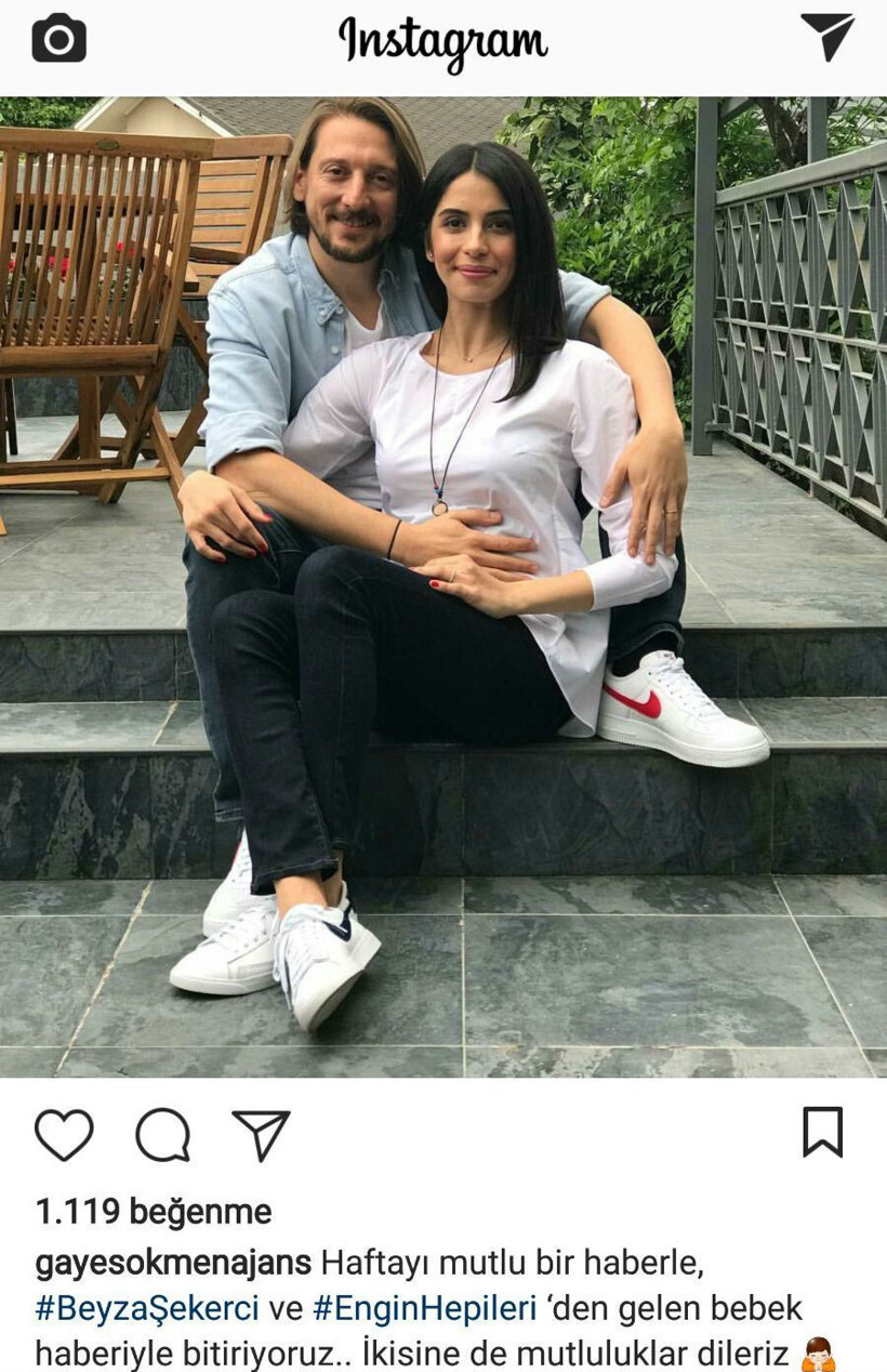 Ünlü çiftten müjdeli haber!