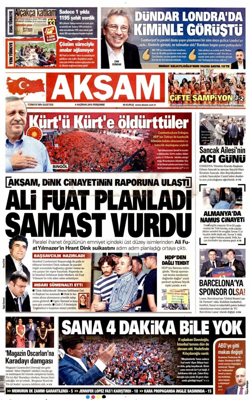 'Rapor'u yayınladı! Akşam'a göre Dink cinayeti böyle gerçekleşmiş