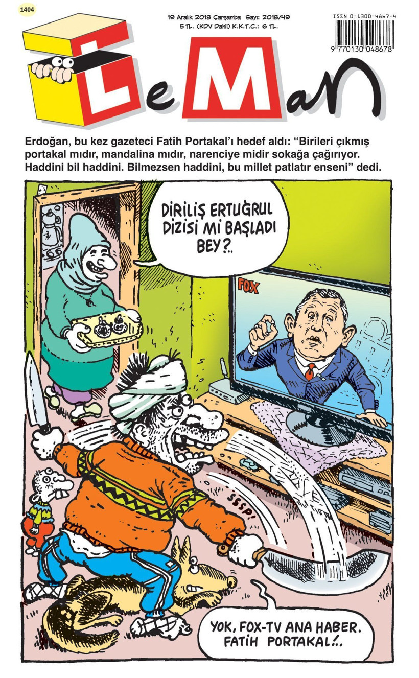 Leman'dan Fatih Portakal kapağı!