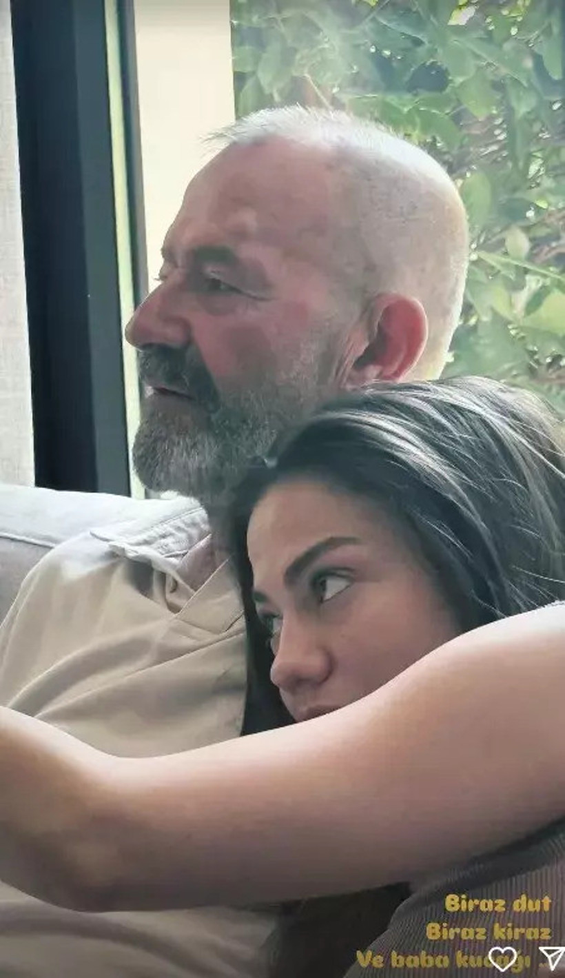 Demet Özdemir'den babasına bayram ziyareti! Hayranları tarafından merak ediliyordu