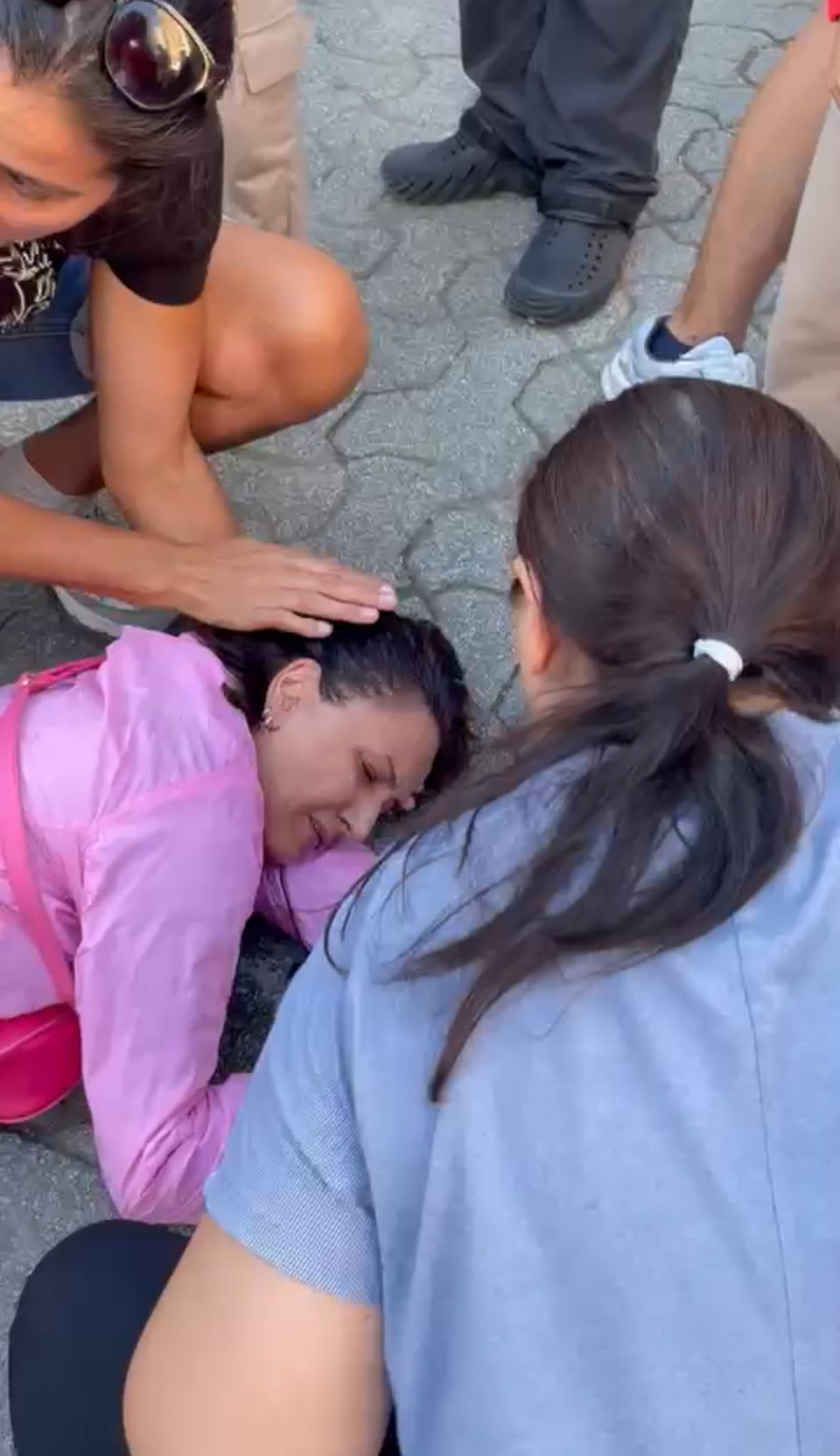 Kadıköy'de dehşet anları! Önce saldırdı sonra bıçakla tehditler savurdu