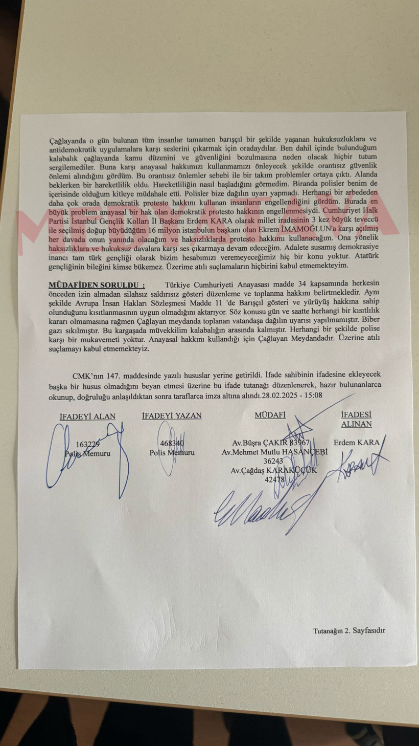 Son Dakika... CHP'li Erdem Kara'nın ifadesi ortaya çıktı: Bilerek ve isteyerek gittim - Resim : 2