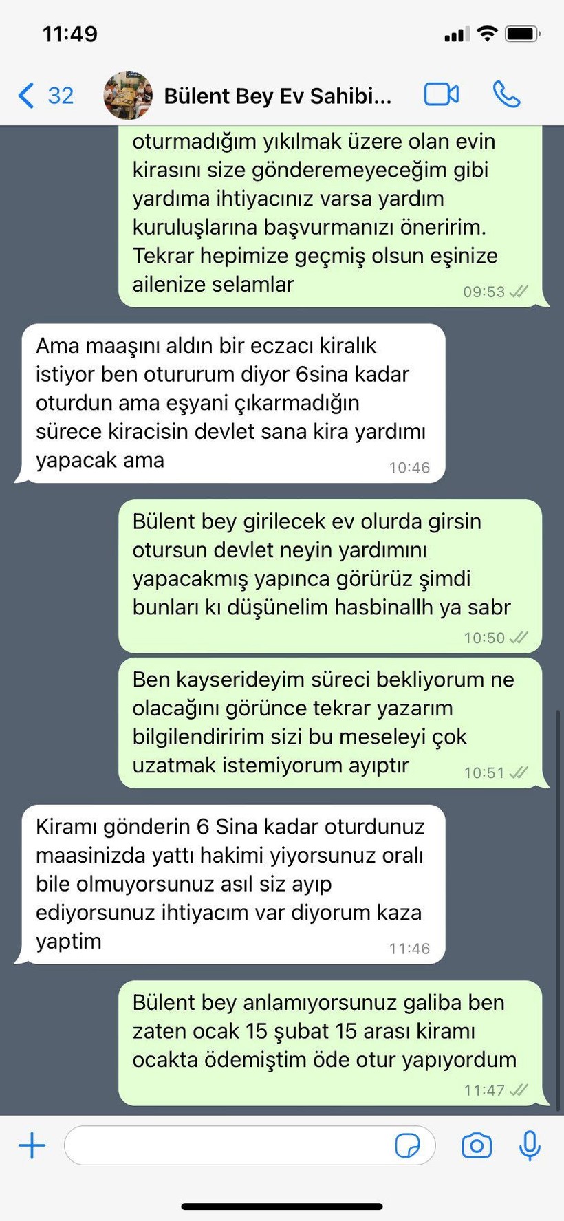 Ev sahibi rezaleti. Yıkılmak üzere olan evden kurtulan kiracısından kira istedi: Kiramı gönderin, maaşınız da yattı hakkımı yiyorsunuz ayıp ediyorsunuz