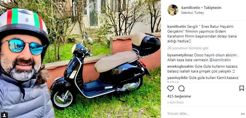 'Enes Batur'un filminin yapımcısından yönetmene büyük jest!
