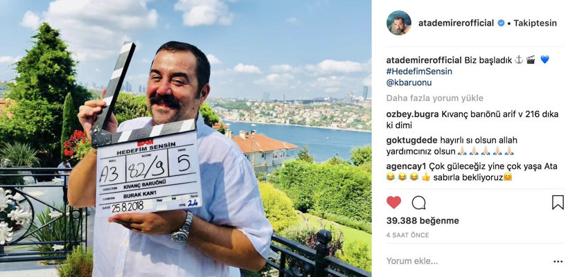 Ata Demirer'in yeni filmi Hedefim Sensin'in çekimleri başladı!