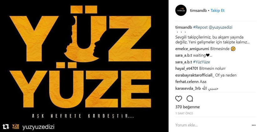 Yüz Yüze dizisiyle ilgili flaş karar!