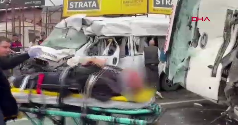 Tekirdağ'da katliam gibi kaza! Çok sayıda ölü ve yaralı var - Resim : 2