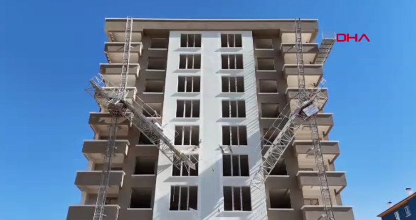 12. katta kabus! Korkunç kazada iki işçi can verdi - Resim : 2