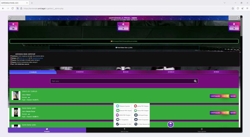 MİT'ten siber dolandırıcılara operasyon: Elebaşı yakalandı!  1250 internet sitesi erişime kapatıldı