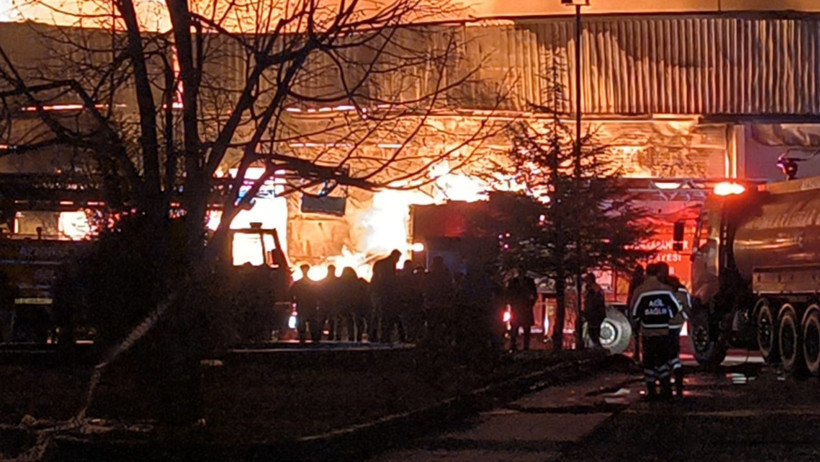 Son Dakika... Afyonkarahisar Organize Sanayi Bölgesi'nde korkutan yangın