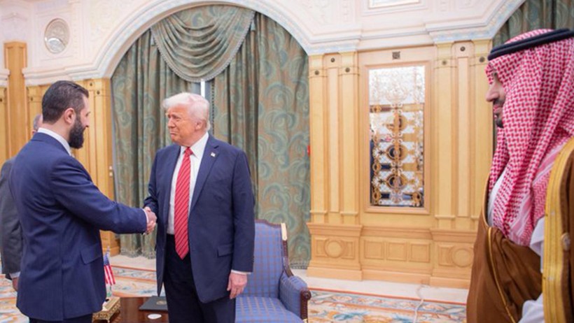 Cumhurbaşkanı Erdoğan tarihi zirveye katıldı! Trump, Şara ve Selman ile görüştü - Resim : 2