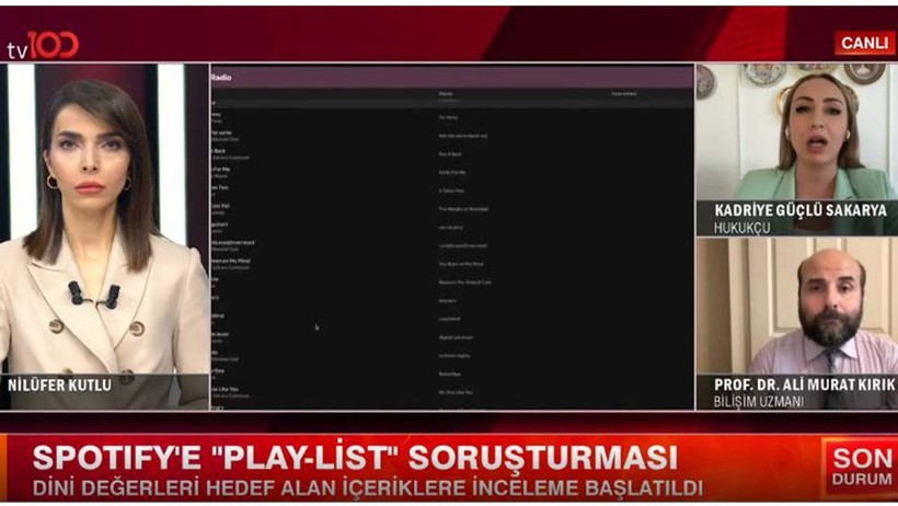 Spotify’da tepki çeken içerikler! ''Toplum ayrıştırılmaya ve kutuplaştırılmaya çalışıyor'' Uzmanlar tv100’de değerlendirdi