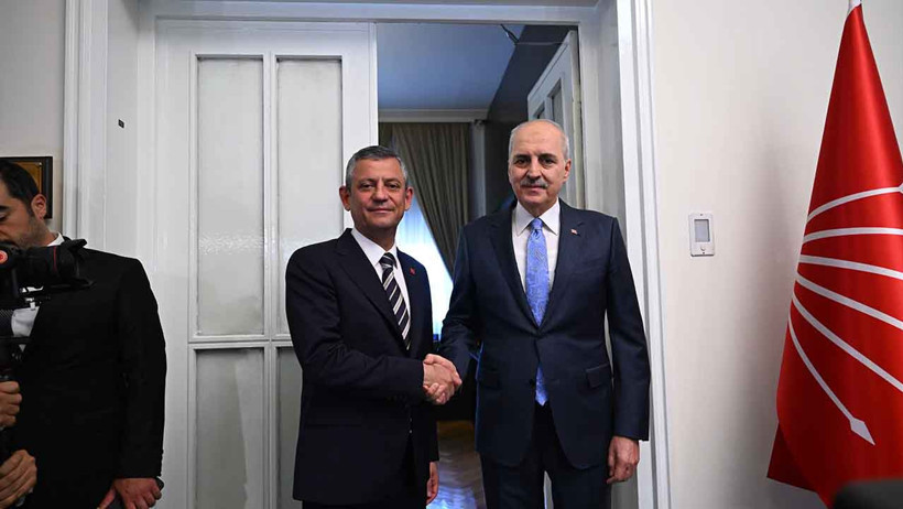 TBMM Başkanı Numan Kurtulmuş ile Özgür Özel bir araya geldi
