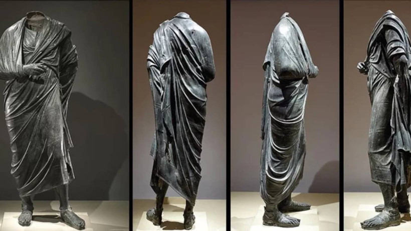 65 yıl önce Burdur'dan kaçırılmıştı, yurda geri döndü! Marcus Aurelius heykelinin geliş hikayesi tv100'de - Resim : 2