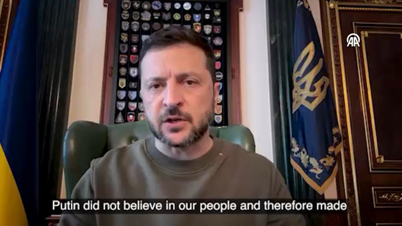 Zelenskiy'den önemli Rusya açıklamaları! ''Putin, Ukrayna topraklarını işgalini yasallaştırmak istiyor''